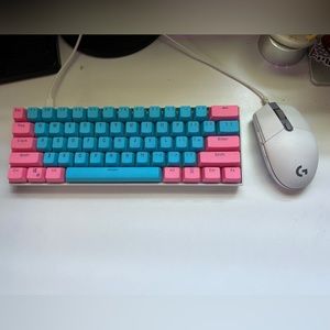 Rk61 keyboard and Logitech mouse